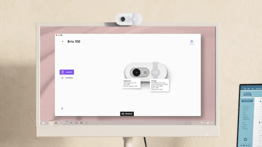 Logitech Brio 100 FHD Graphite Webcam