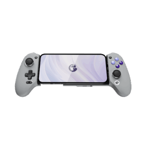 GameSir G8 Galileo wired mobile gamepad shown with a smartphone installed