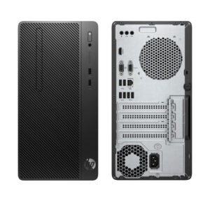 Reference image of HP 290 G4 micro-tower desktop; exact processor and storage configuration may vary
