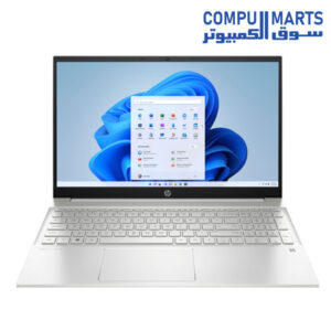 HP Pavilion 15-eg2006ne silver laptop, main view