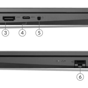 Lenovo V15 G2 black laptop with Ryzen 5 5500U, 8GB RAM, 1TB HDD and 15.6-inch FHD display