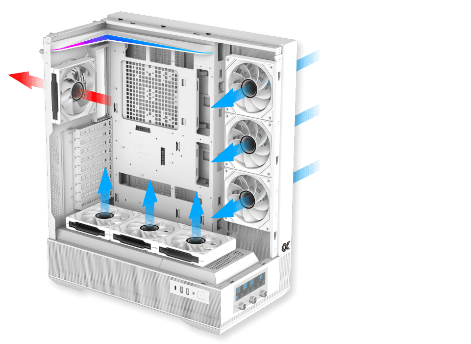Xigmatek Vision Pro Arctic Full Tower Case