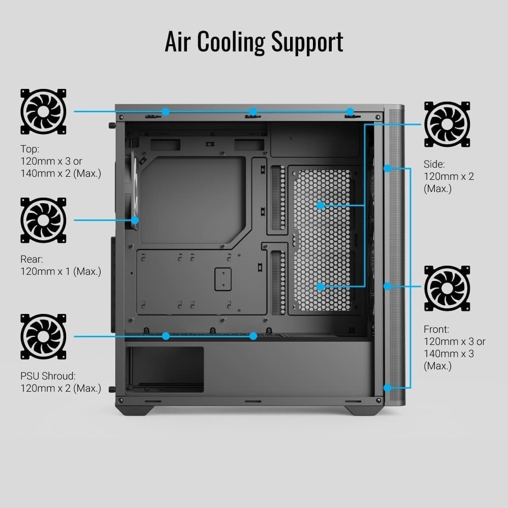 AeroCool D501A ARGB Mid Tower Case