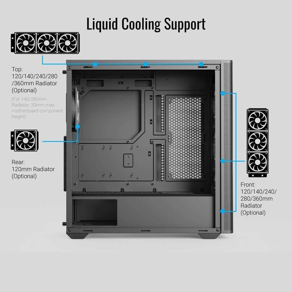 AeroCool D501A ARGB Mid Tower Case