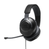 JBL Quantum 100 wired over-ear gaming headset with flip-up mic in black