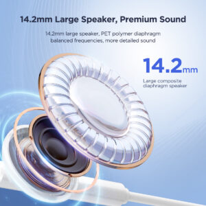 Official Joyroom JR-EC05 earphone driver detail illustration