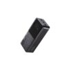 Black Joyroom JR-QP193 30000mAh power bank with digital battery display and triple output ports