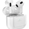 White Joyroom JR-T03S Plus true wireless earbuds and charging case