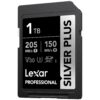 Lexar Professional Silver Plus 1TB full-size SDXC UHS-I memory card