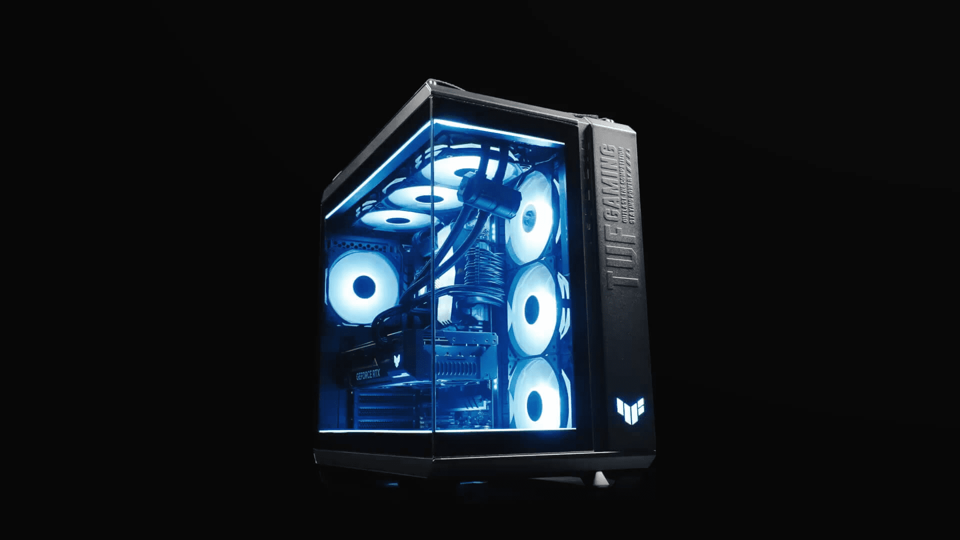 Asus TUF Gaming GT502 Horizon TG ARGB White Mid Tower Case