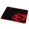 Redragon Archelon P002 black and red gaming mouse pad, 400 × 300 × 3 mm, official Redragon product image