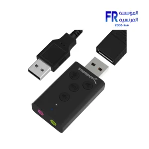 sabrent AU DDAB Aluminum USB External 3D Stereo Sound Adapter