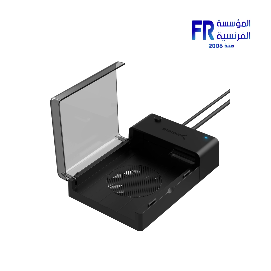 sabrent EC DFFN USB 3.0 to SATA External Hard Drive Lay Flat Docking Station