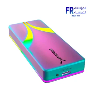sabrent EC RGBC RGB USB C 20Gbps M.2 SATA NVMe SSD Enclosure
