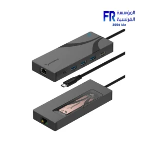 sabrent HB 6PNV 6 Port Dock with M.2 SSD Slot USB C Hub