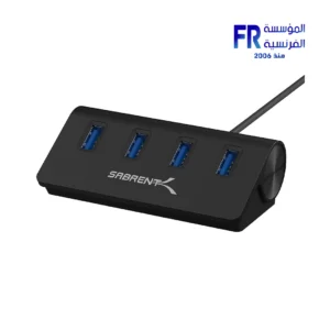 sabrent HB MC3B Premium 4 Port Black Aluminum USB 3.0 Hub