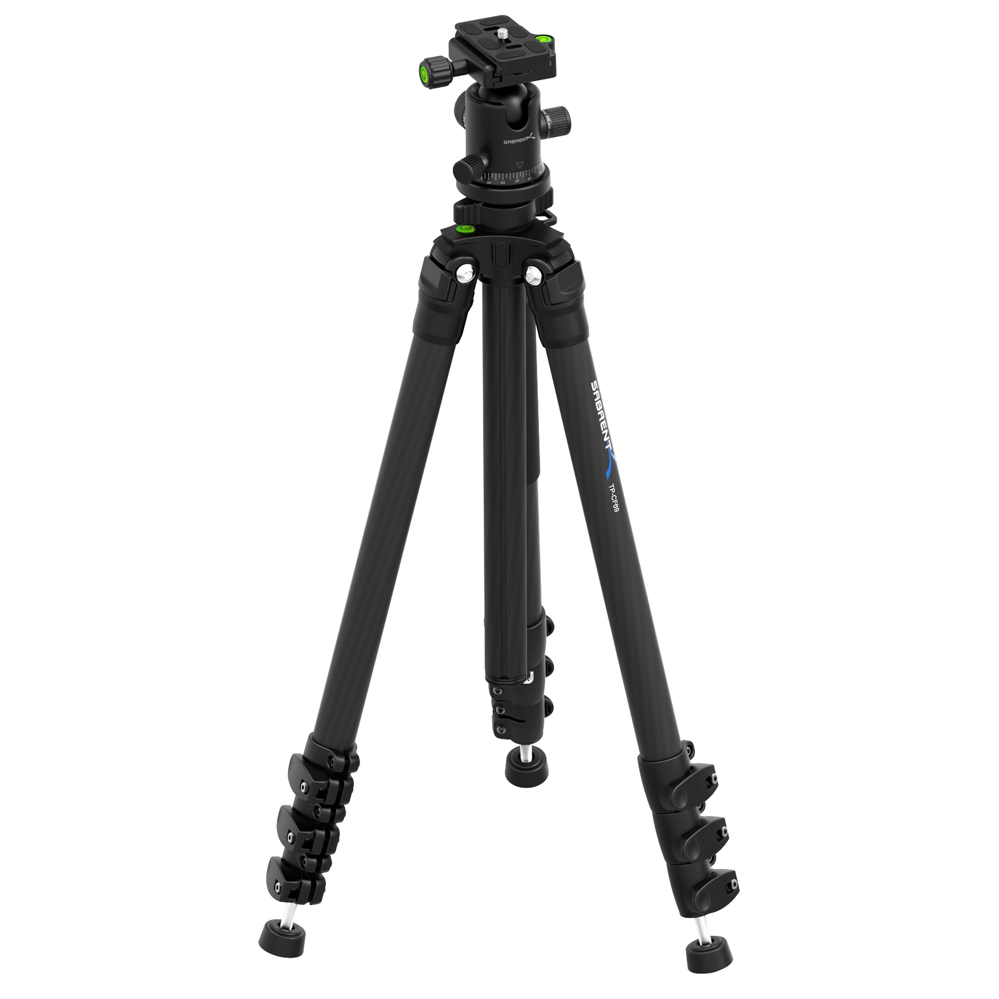 Sabrent TP-CF69 tripod with 360-degree camera mount, main product view