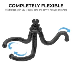 Sabrent TP-FLTP flexible tripod with bendable legs and standard mounting screw