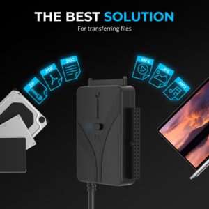 Sabrent USB-DS12 drive adapter for connecting storage and transferring files