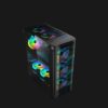 TechnoZone C270 RGB mid-tower PC case; confirm PSU bundle separately