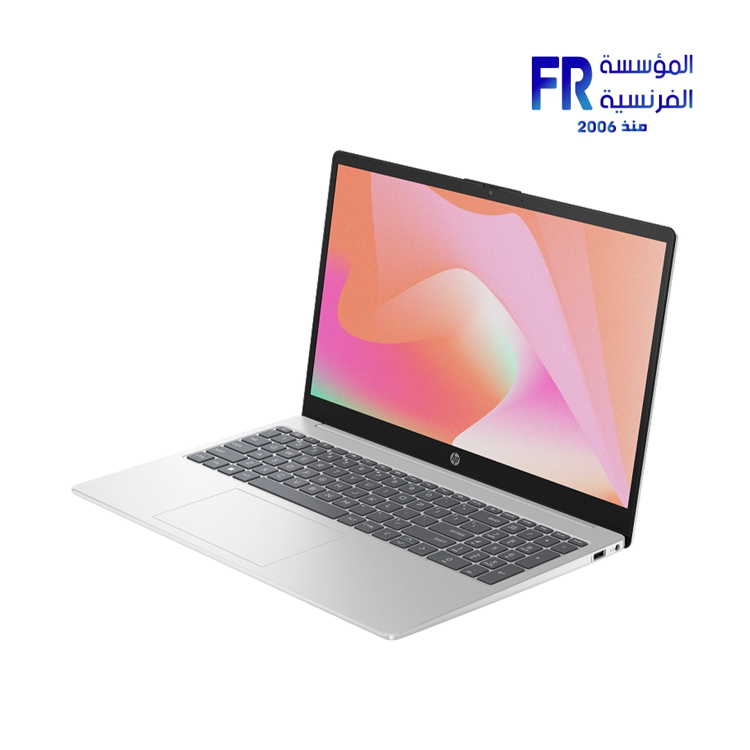 HP 15 fd0068ne Intel i7 1355U 10Cores - 8 GB Ram - 512GB SSD - Nvidia GeForce MX570 2GB GDDR6 Graphics - 15.6 FHD 250 nits - Backlit keyboard Natural Silver Laptop