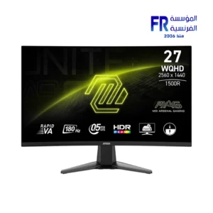 Msi MAG 27CQ6F 27 Inch 180Hz 0.5Ms WQHD VA Curved Gaming Monitor