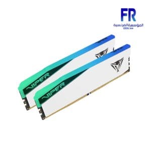 Patriot Viper Gaming Elite 5 64GB (2x32GB) 6000Mhz DDR5 CL30 White Black Desktop Memory