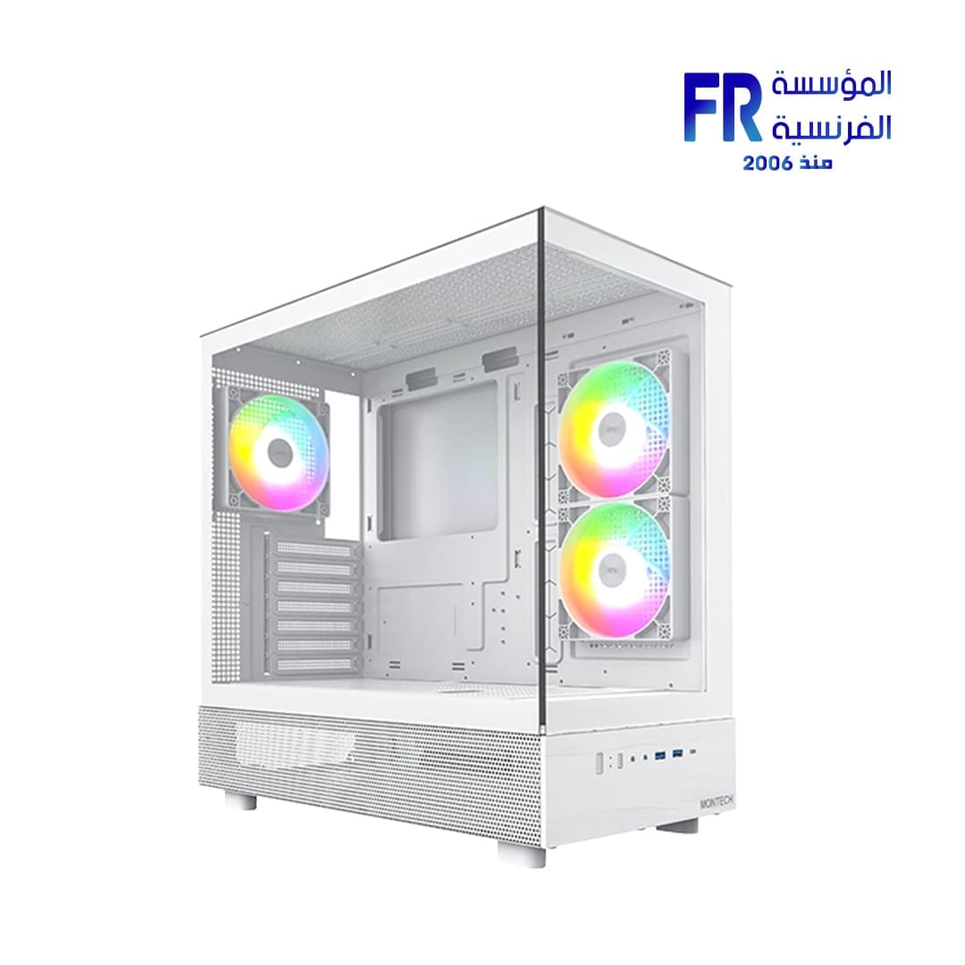 Montech XR ARGB White Mid Tower Case