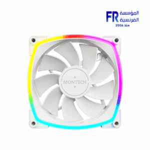 Montech RX120 PWM Reverse Blade 120mm RGB White Fan