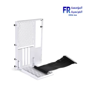 Lian Li O11Dmini-1X-4 Pcie4 White Vertical Bracket Gpu Holder Kit