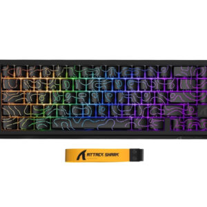 AttackShark X68PRO HE compact magnetic rapid-trigger wireless gaming keyboard