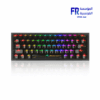 Redragon Fizz K617 Custom Crystal Swtich RGB Transparent Black Wired Mechanical Gaming Keyboard