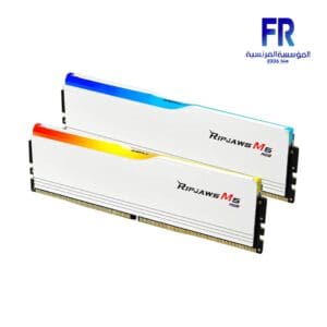 G Skill Ripjaws M5 RGB 96GB (48GBx2) DDR5 6400Mhz CL32 White Desktop Memory
