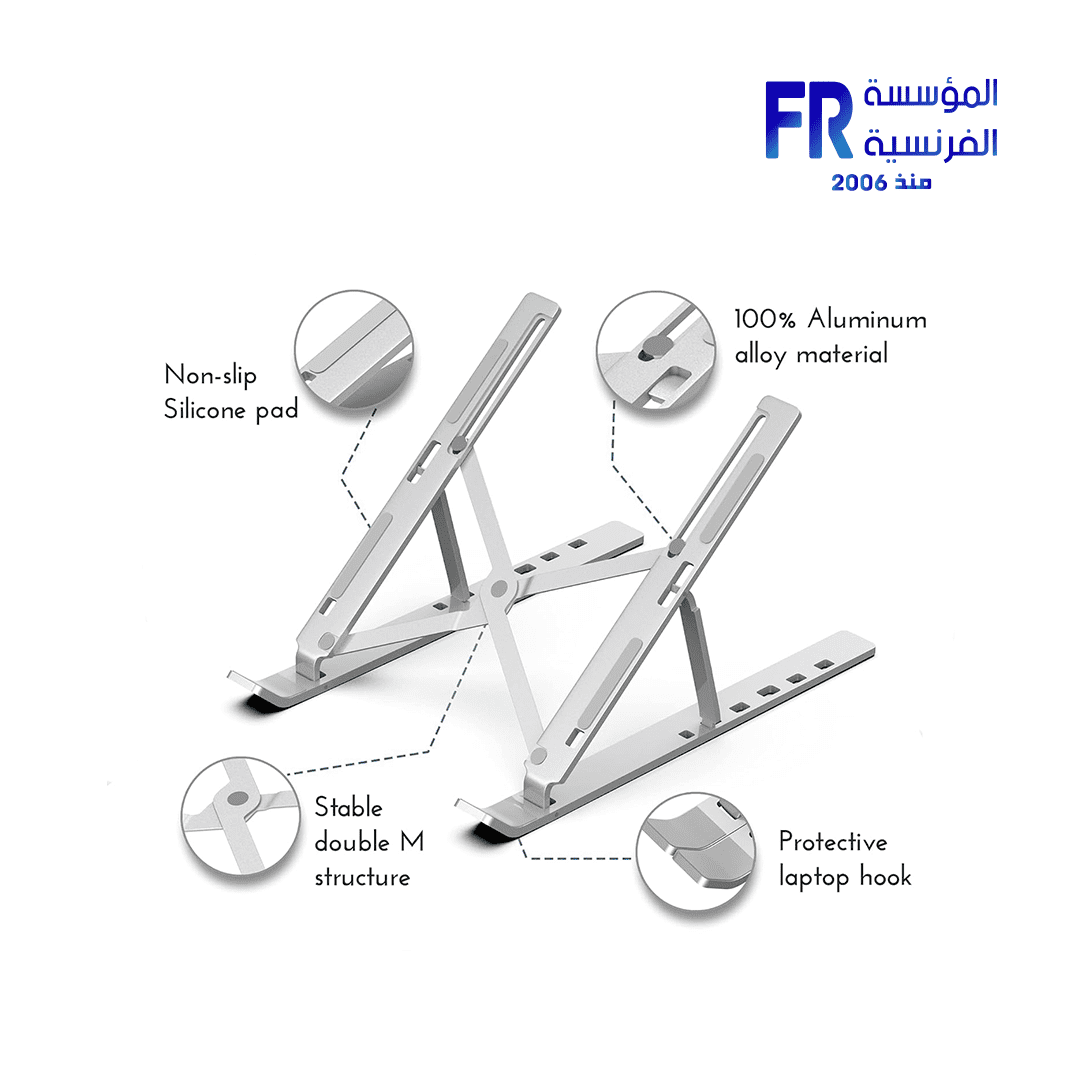 Lava Laptop Silver Stand