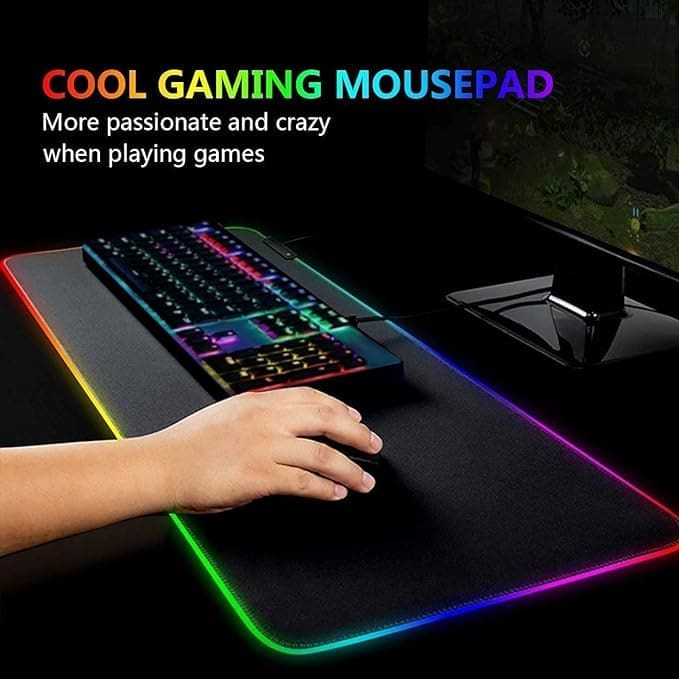 Gms WT-5 Large RGB Gaming Mouse Pad