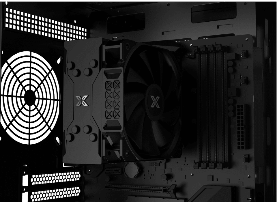 Xigmatek Aqua V Air Type C Argb Black Mid Tower Case