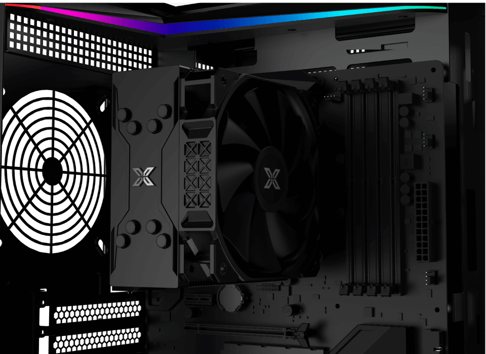 Xigmatek Aqua V Type C Argb Black Mid Tower Case