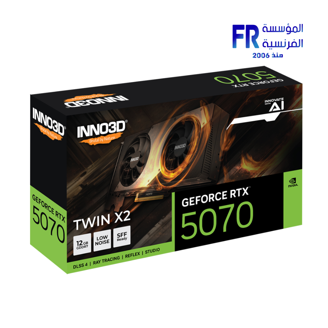 Inno3D GeForce RTX 5070 Twin X2 12GB GDDR7 Graphic Card