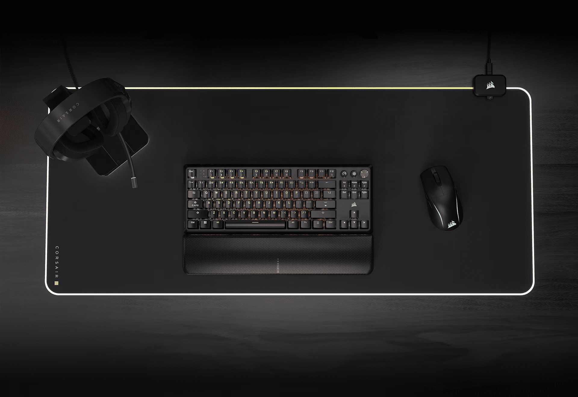 Corsair K70 Core TKL MLX Red Switch RGB English Wireless Mechanical Gaming Keyboard