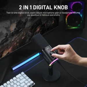 Maono PD100X USB/XLR Dynamic RGB Microphone