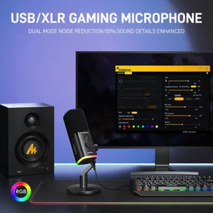 Maono PD100X USB/XLR Dynamic RGB Microphone
