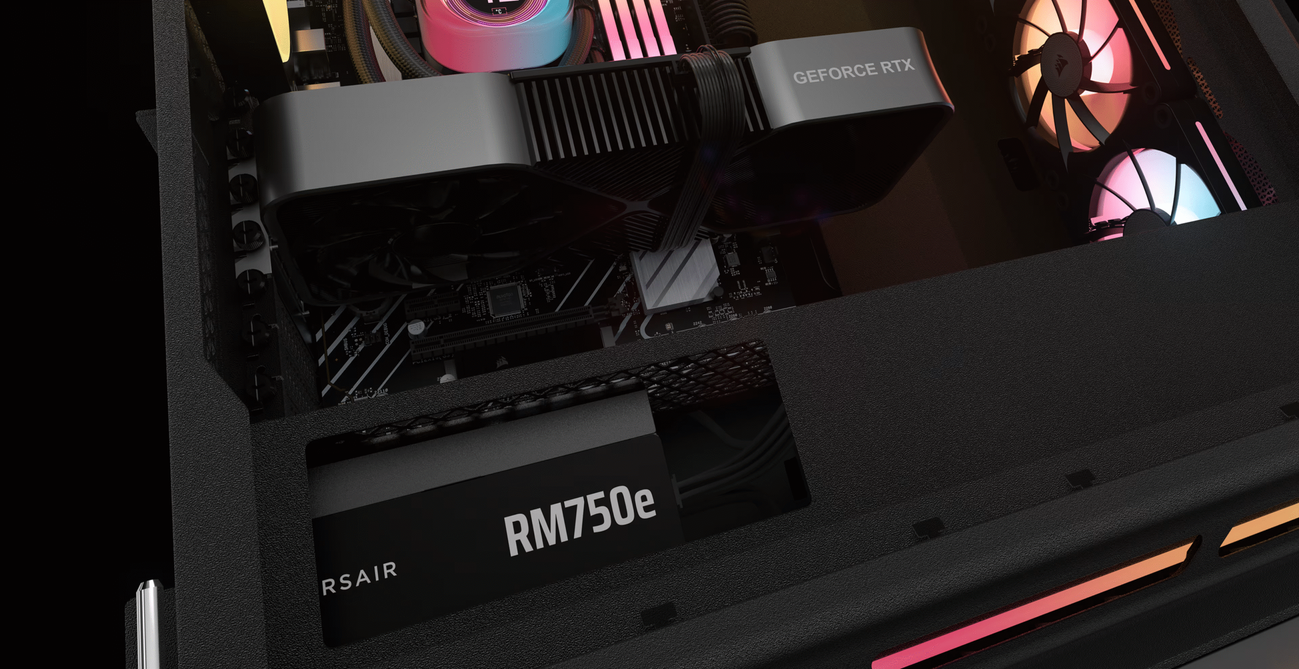 Corsair RMe Series RM750e 750W 80 Plus Platinum Full Modular ATX 3.1 Power Supply