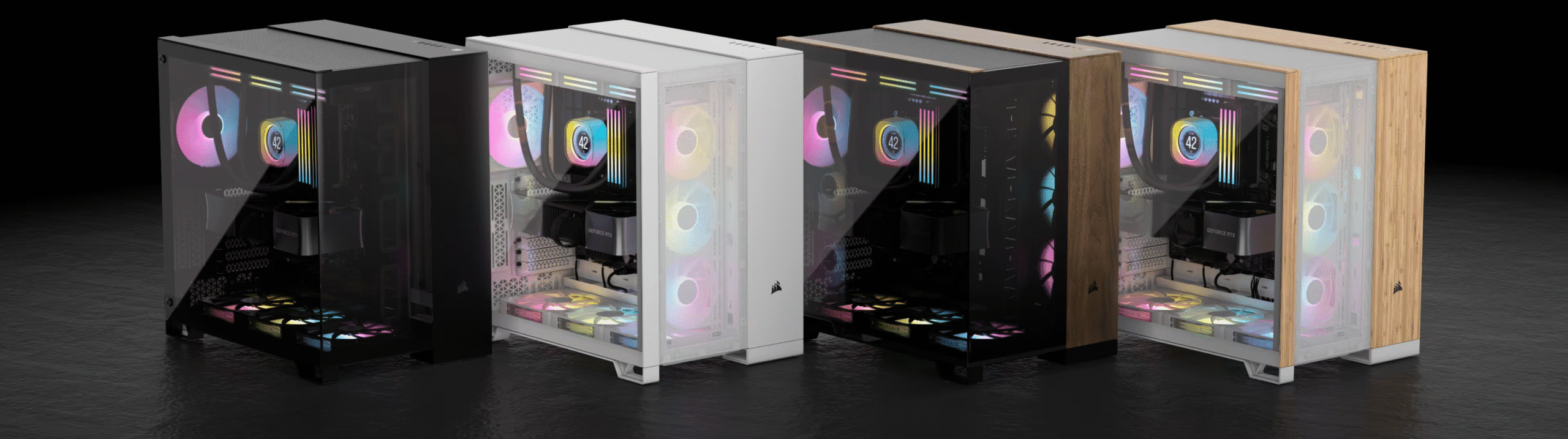 Corsair Icue Link 6500X RGB ATX Dual Chamber White Mid Tower Case