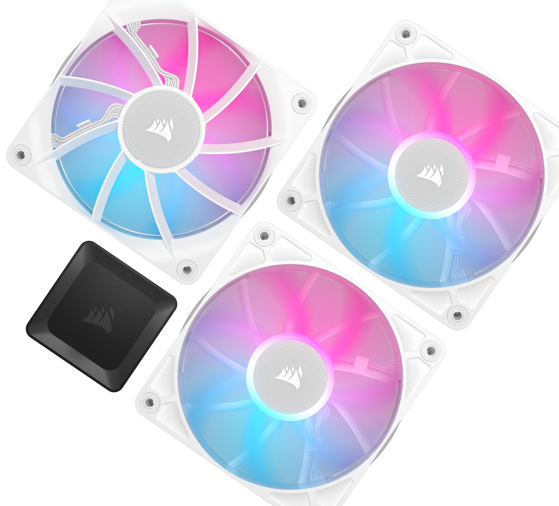 Corsair Icue Link 6500X RGB ATX Dual Chamber White Mid Tower Case