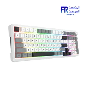 Redragon Bragi Pro K688 RGB Gasket Mounted White Wireless Mechanical Keyboard