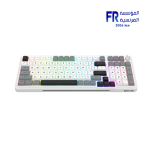 Redragon Bragi Pro K688 RGB Gasket Mounted White Wireless Mechanical Keyboard