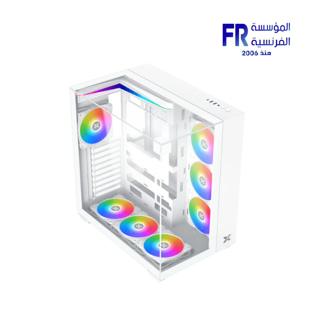 Xigmatek Aqua V Arctic Type C Argb Black Mid Tower Case