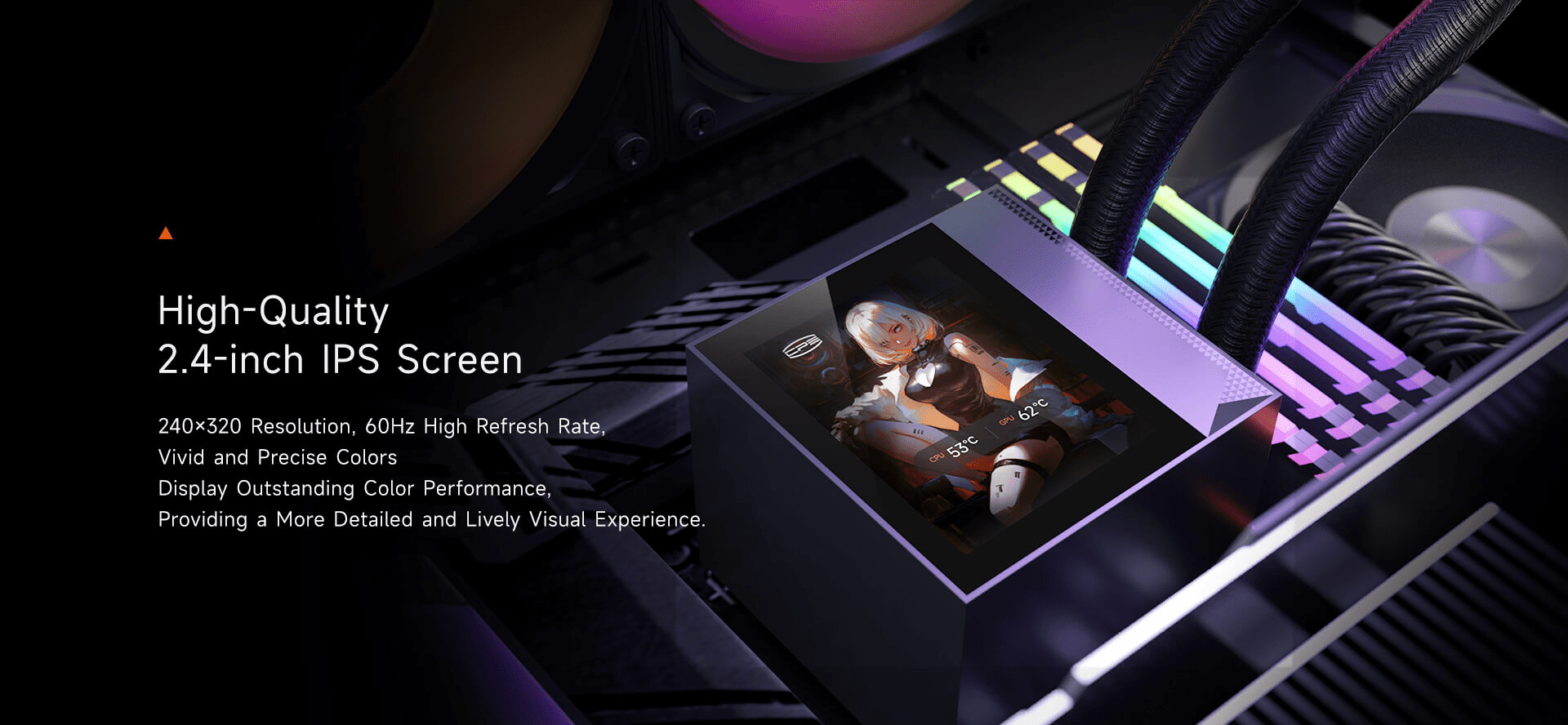 Pc Cooler DA360 Pro Argb White Aio Liquid Cpu Cooler