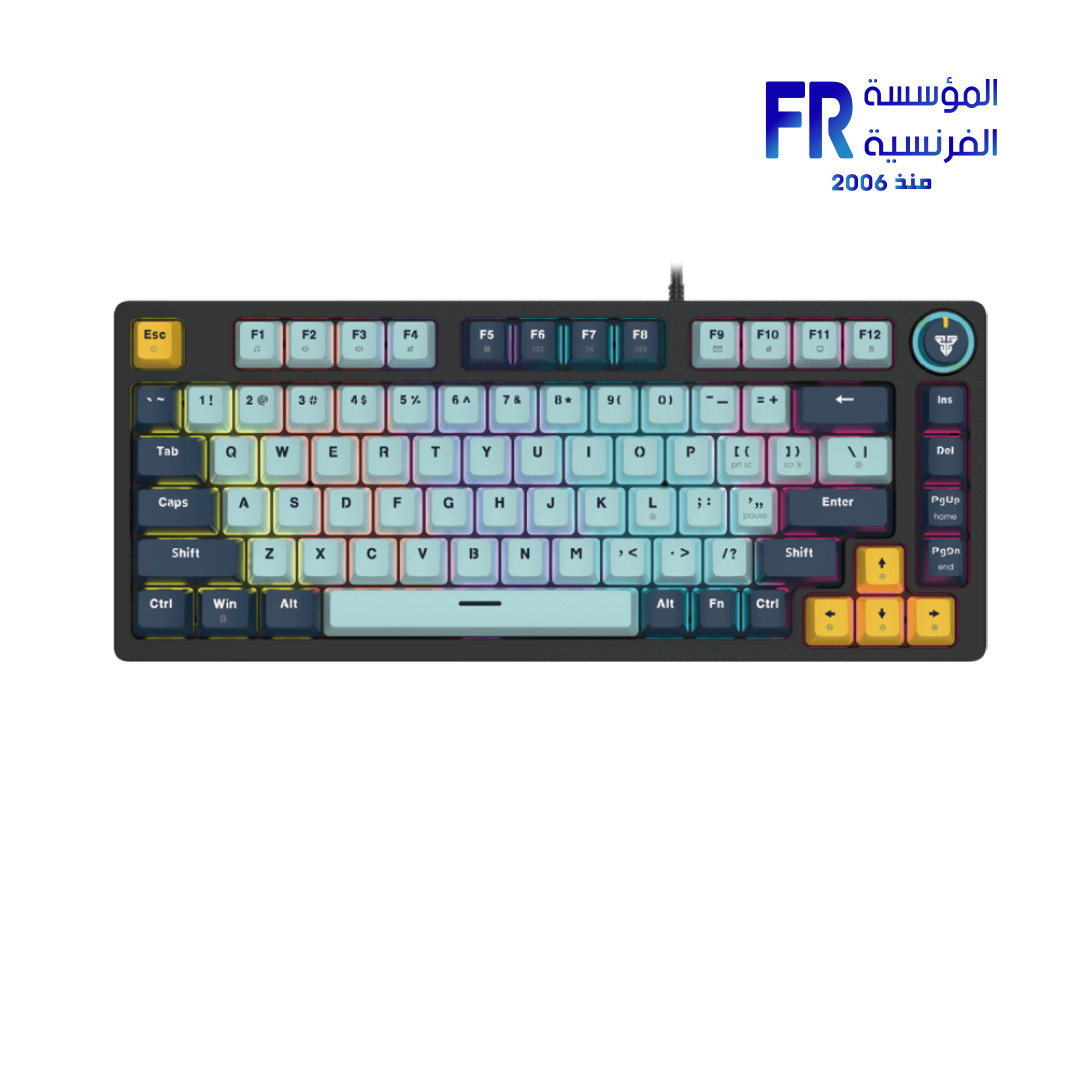 Fantech Atom 63 MK875 V2 Blue Switches Sky Blue Wired Mechanical Keyboard