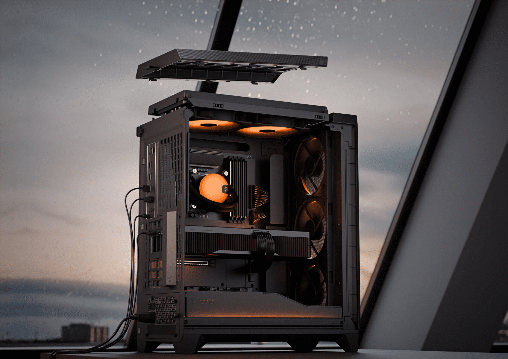 Fractal Design Meshify 3 TG Light Tint Mid Tower Case